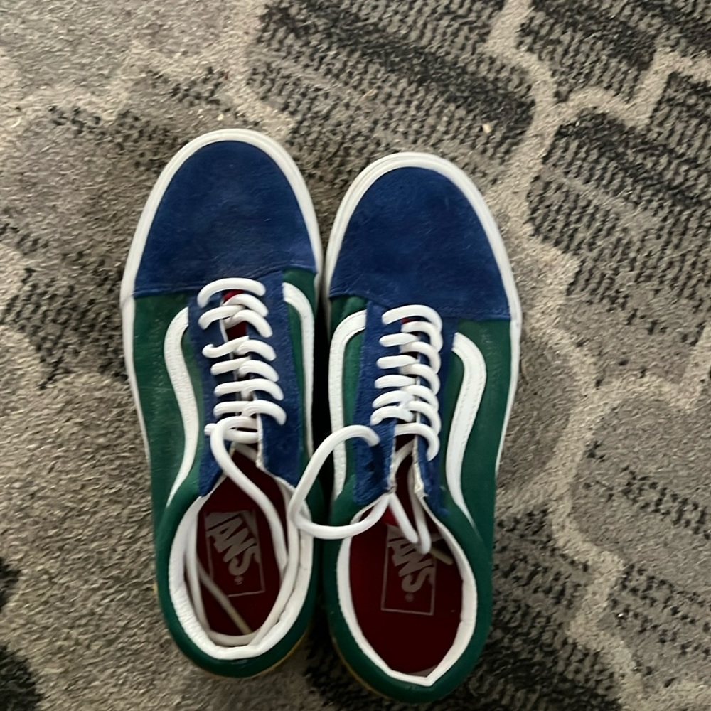 Multicolor Laced Vans